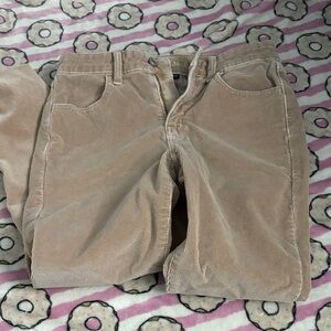 American Eagle Outfitters Beige Corduroy Pants
